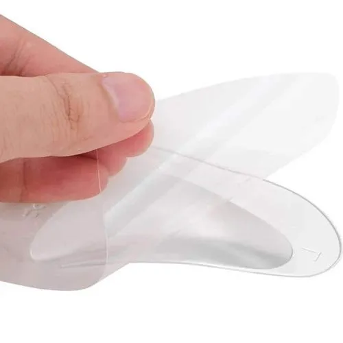 4 Pairs Arch Support Insoles Orthotic Flatfoot Shoes Inserts Health Care High Heel Pain (Clear, Kids) Clear