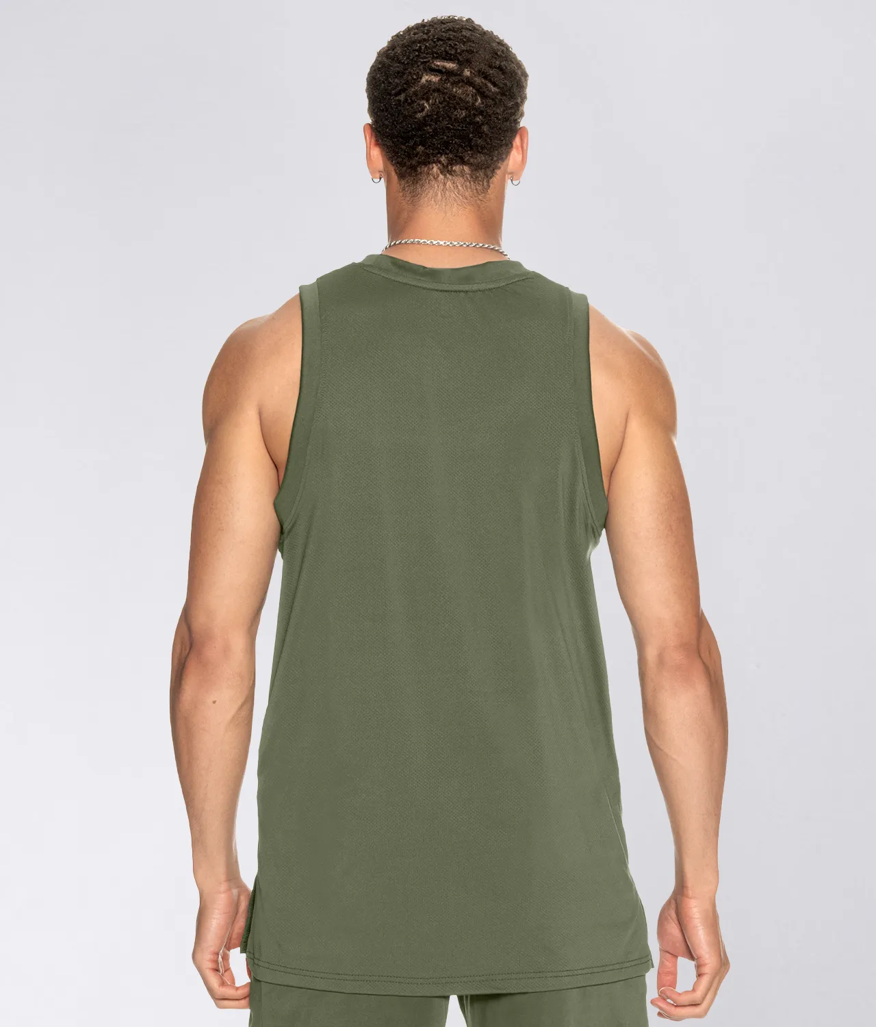 4200 . AirPro Regular-Fit Tank Top - Military Green