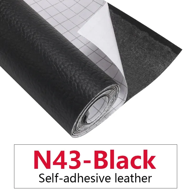 50x137CM Self Adhesive PU Leather Fabric Patch Car Seat Sofa Repairing Patches Stick-On Leather PU Fabrics Stickers Patches