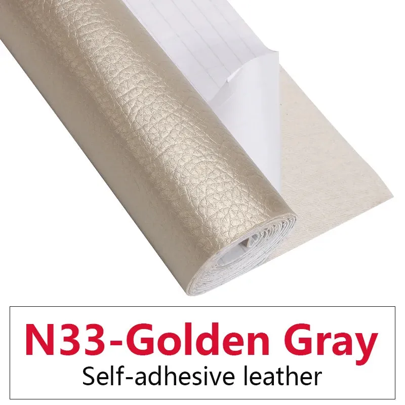 50x137CM Self Adhesive PU Leather Fabric Patch Car Seat Sofa Repairing Patches Stick-On Leather PU Fabrics Stickers Patches