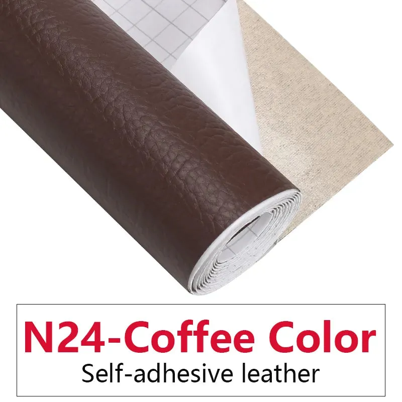 50x137CM Self Adhesive PU Leather Fabric Patch Car Seat Sofa Repairing Patches Stick-On Leather PU Fabrics Stickers Patches