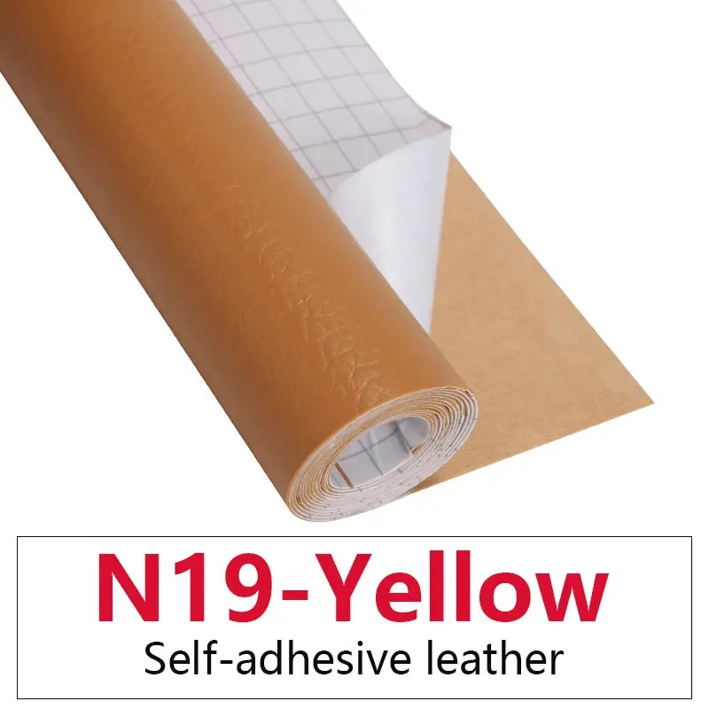 50x137CM Self Adhesive PU Leather Fabric Patch Car Seat Sofa Repairing Patches Stick-On Leather PU Fabrics Stickers Patches