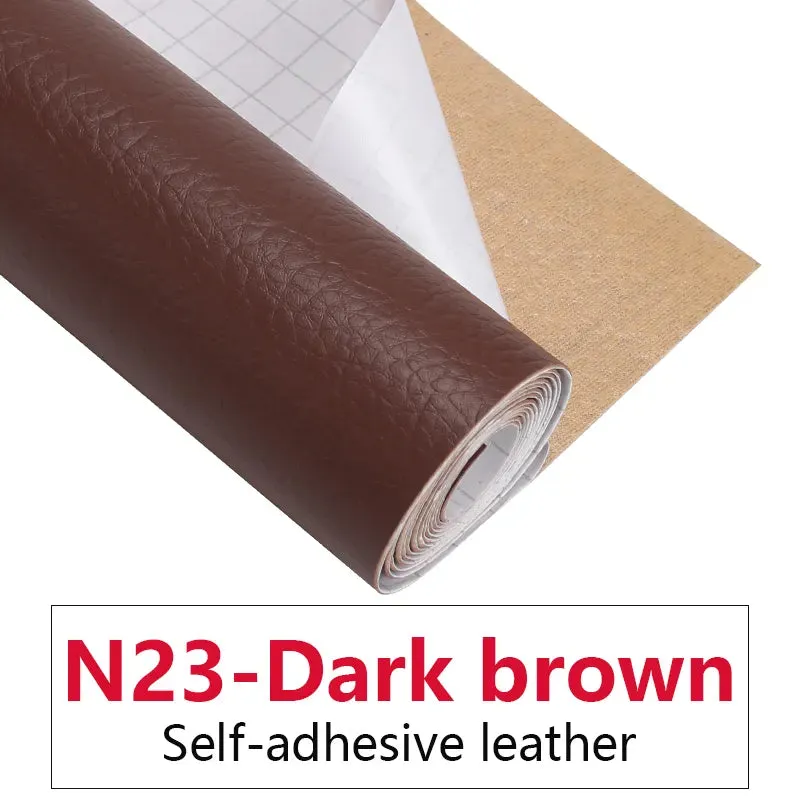 50x137CM Self Adhesive PU Leather Fabric Patch Car Seat Sofa Repairing Patches Stick-On Leather PU Fabrics Stickers Patches