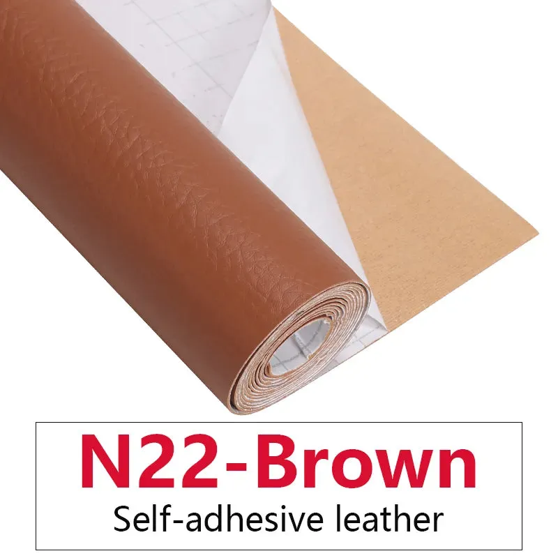 50x137CM Self Adhesive PU Leather Fabric Patch Car Seat Sofa Repairing Patches Stick-On Leather PU Fabrics Stickers Patches