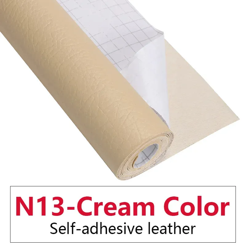 50x137CM Self Adhesive PU Leather Fabric Patch Car Seat Sofa Repairing Patches Stick-On Leather PU Fabrics Stickers Patches