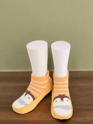Adorable Penguin Face Socks with Soft Sole for Boys