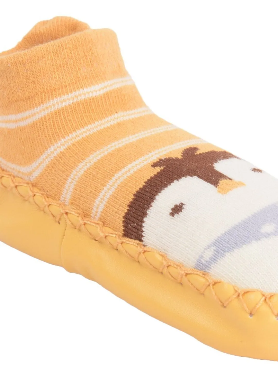 Adorable Penguin Face Socks with Soft Sole for Boys