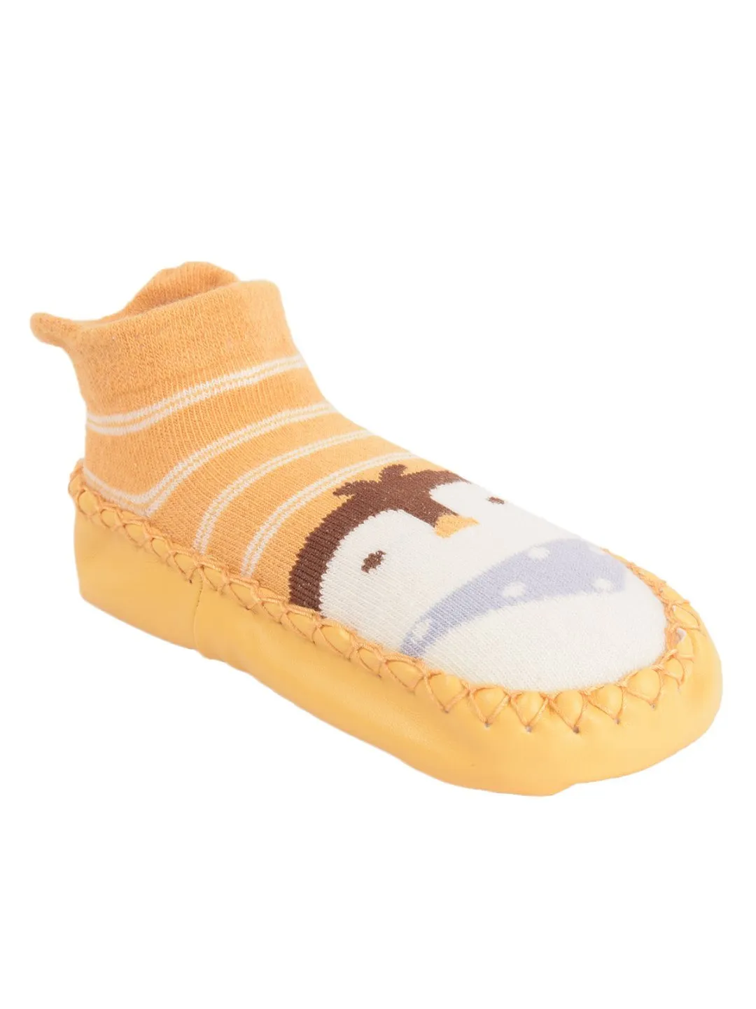 Adorable Penguin Face Socks with Soft Sole for Boys