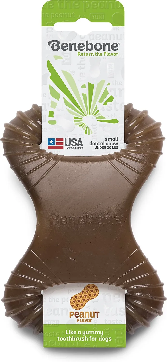 Benebone Flavored Dental Tough Dog Chew Toy