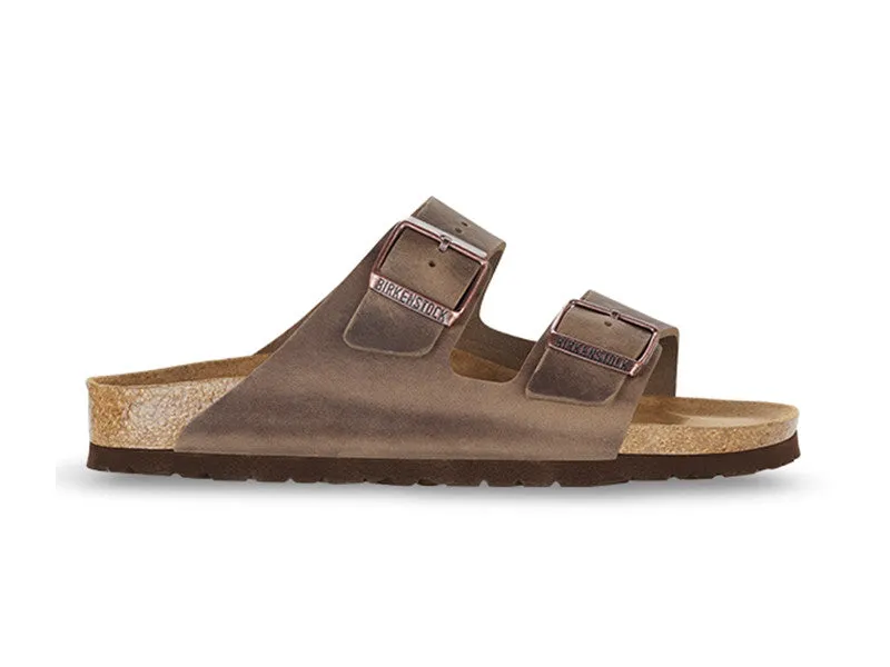 Birkenstock Arizona Tabacco Brown Natural Oiled Leather