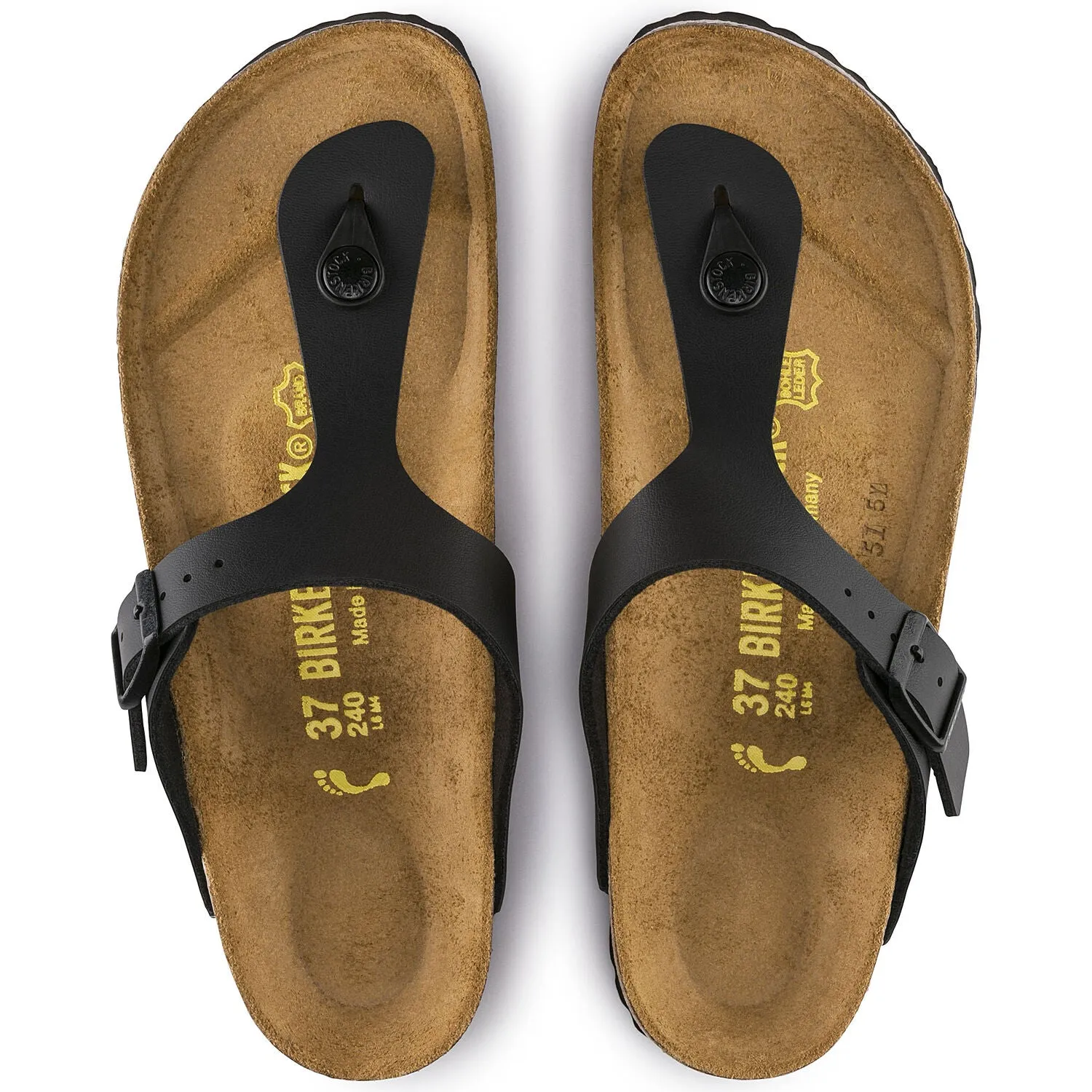 BIRKENSTOCK  Gizeh  Birko Flor Regular - Black