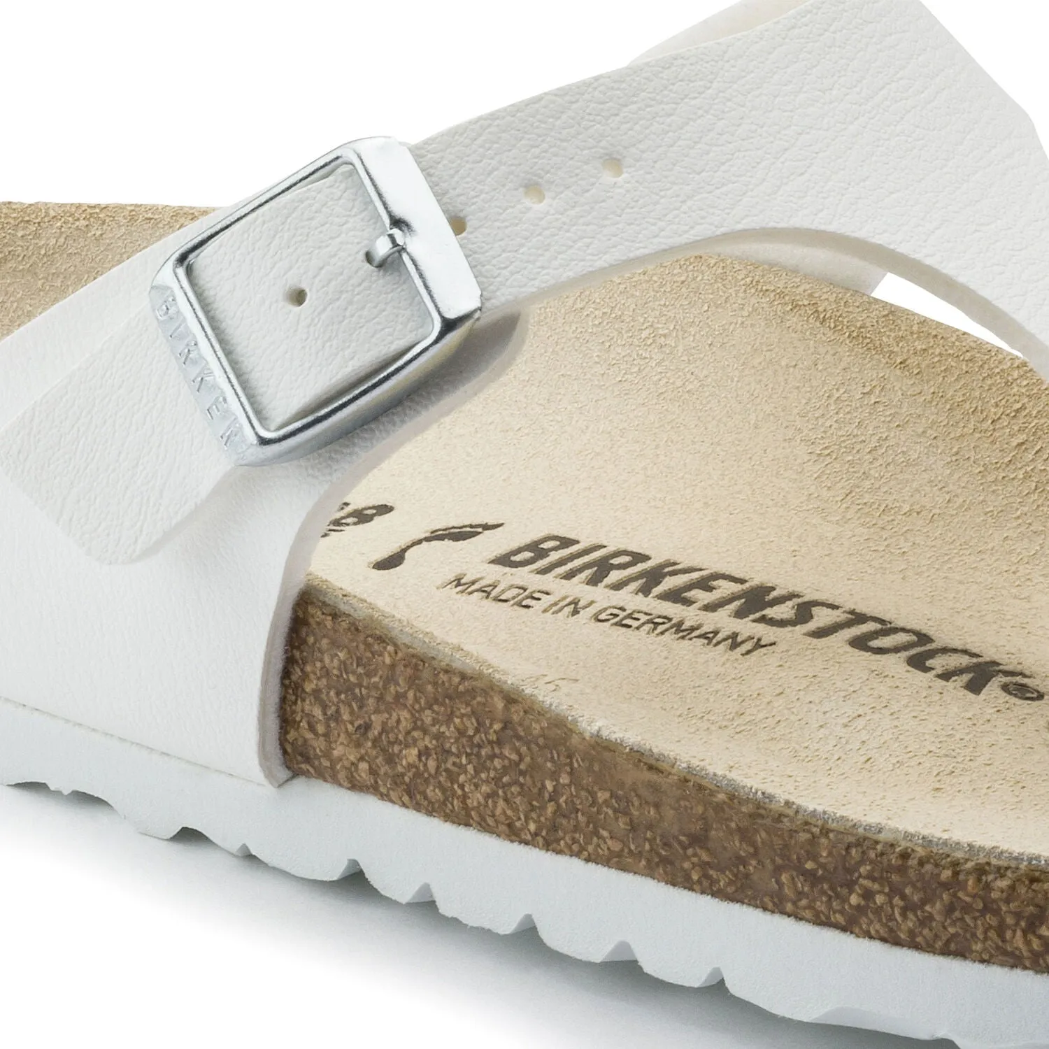 BIRKENSTOCK  Gizeh  Birko Flor Regular - White