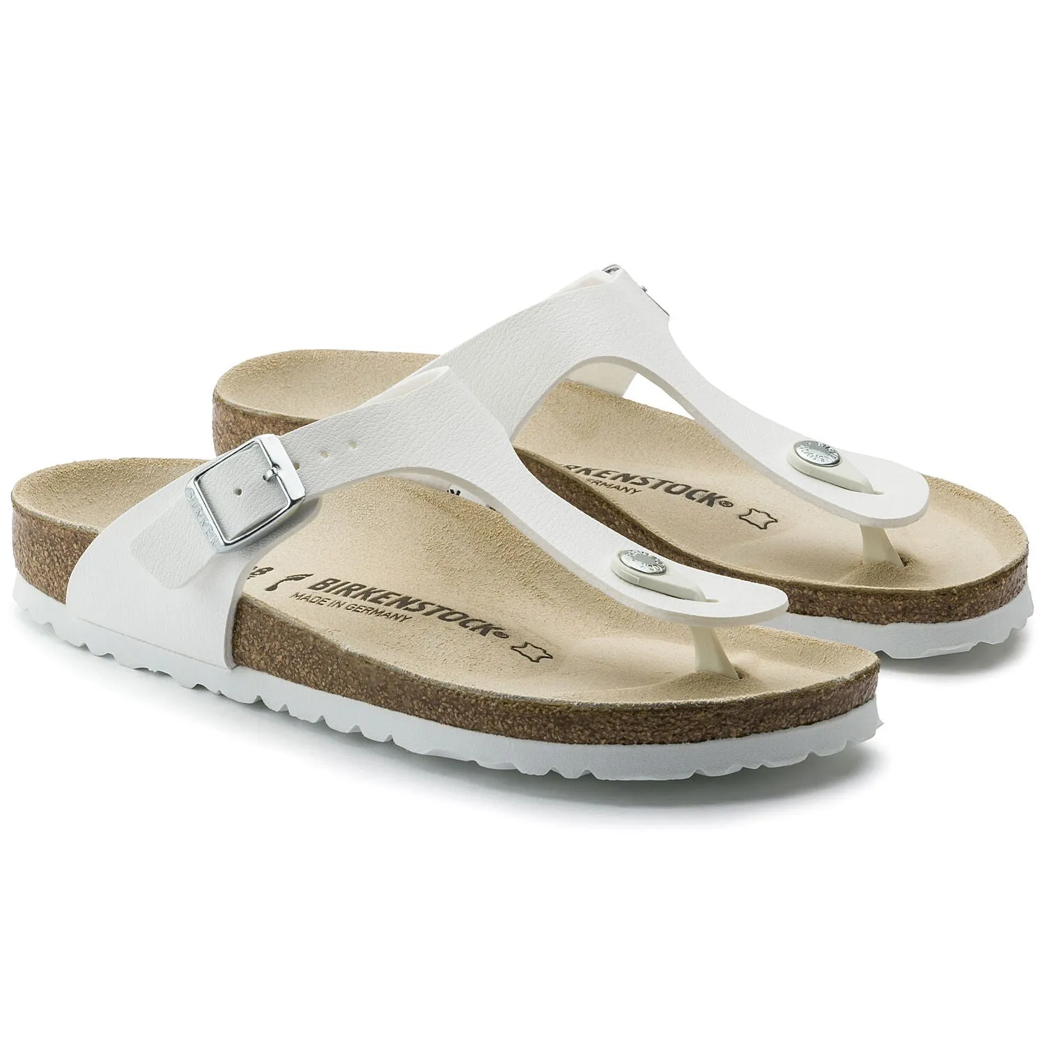 BIRKENSTOCK  Gizeh  Birko Flor Regular - White