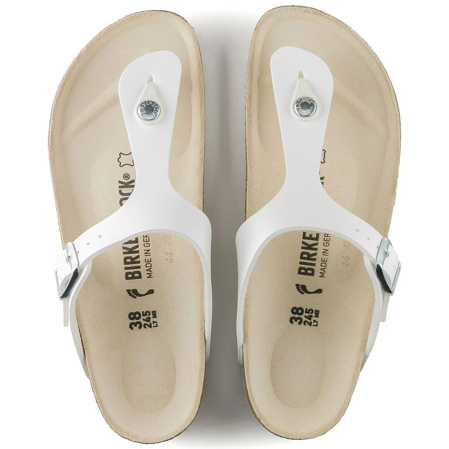BIRKENSTOCK  Gizeh  Birko Flor Regular - White