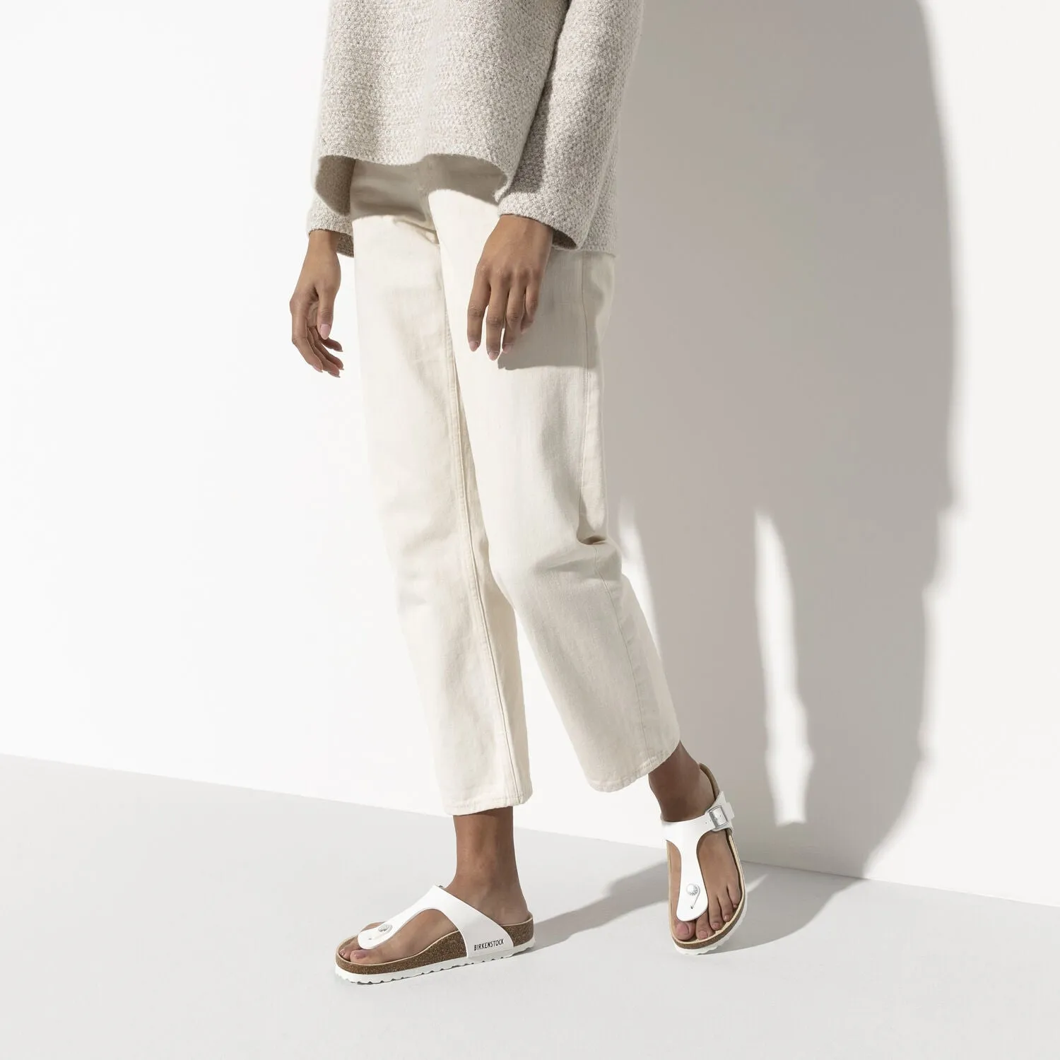 BIRKENSTOCK  Gizeh  Birko Flor Regular - White