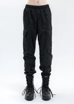 Black Monogram Track Trousers