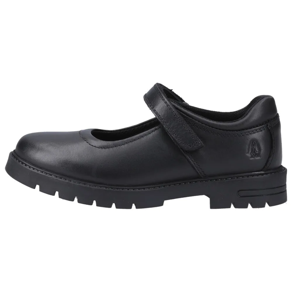 Black Tanya Junior School Shoes