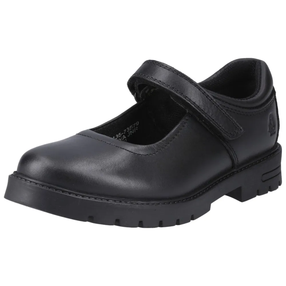 Black Tanya Junior School Shoes