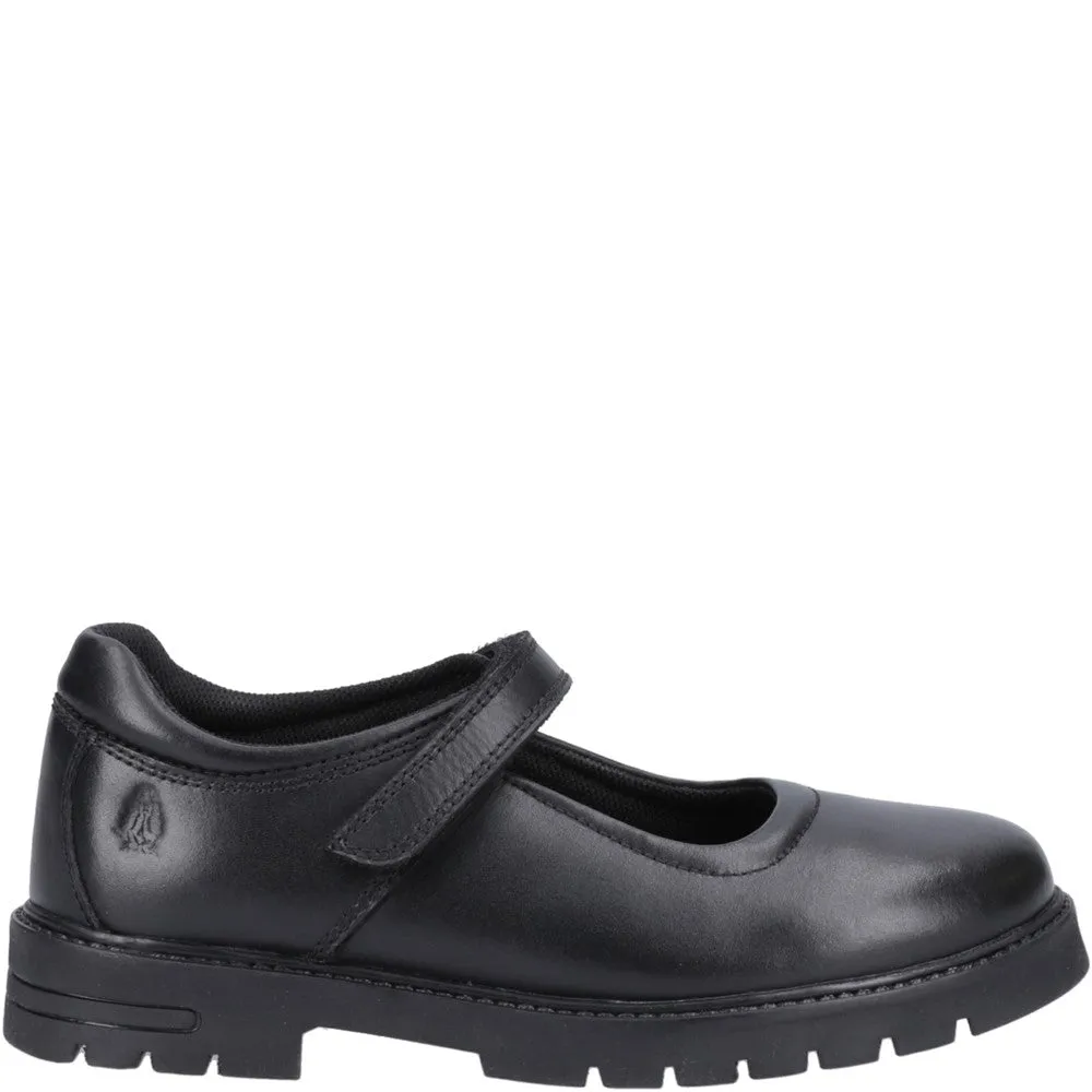 Black Tanya Junior School Shoes