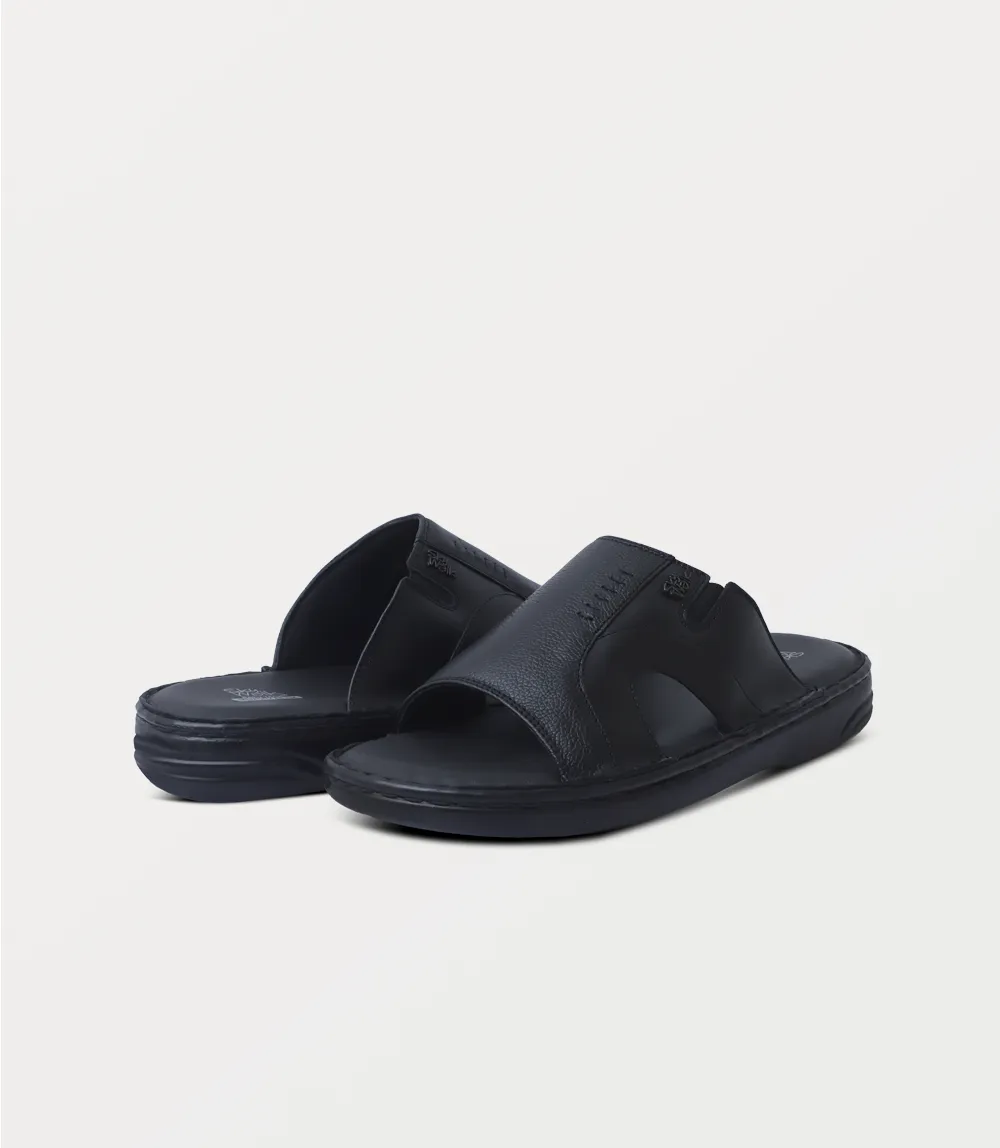BM6865-BLACK-Men Slipper