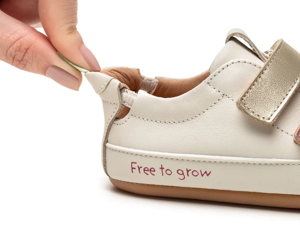 Bossy Play Sneaker - Tapioca & Rose gold