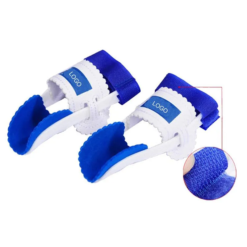 Bunion Splint Corrector Big Toe Straightener Brace Pad Blue & White