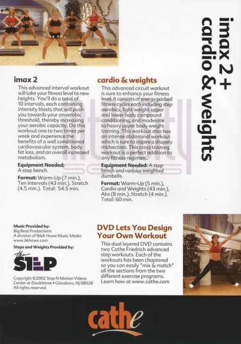 Cathe Friedrich's Imax 2 plus Cardio and Weights