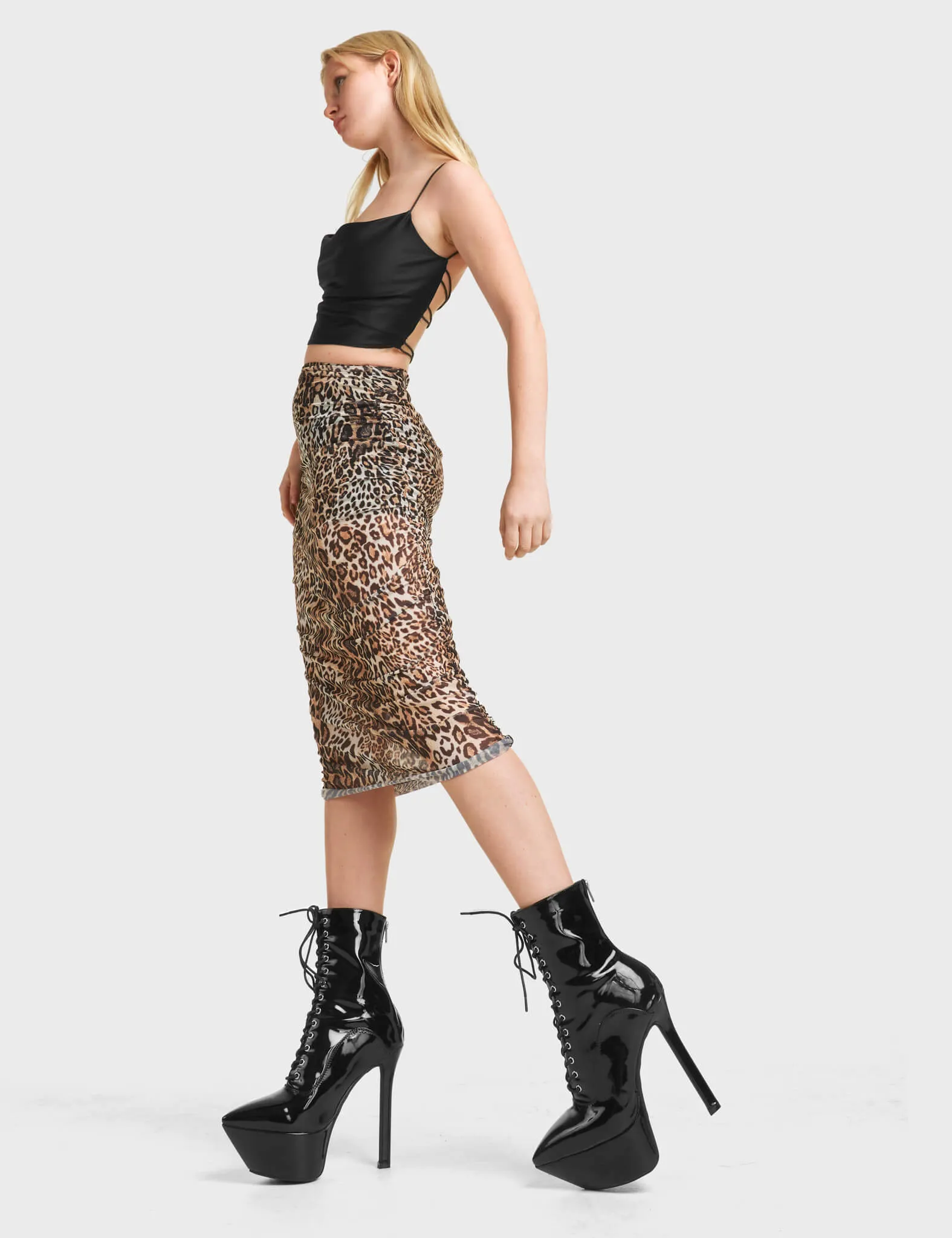 Cool Kids Platform Ankle Boots