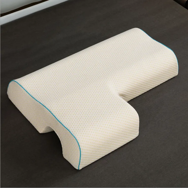 Couples Pillow Arched Cuddle Pillow With Slow Rebound Memory Foam For Arm Rest Hand Pillow | Brodtica.com