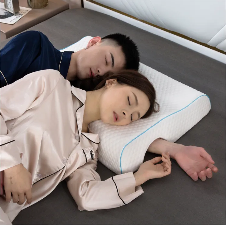 Couples Pillow Arched Cuddle Pillow With Slow Rebound Memory Foam For Arm Rest Hand Pillow | Brodtica.com