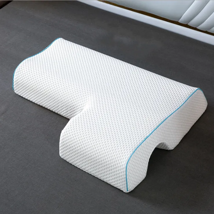 Couples Pillow Arched Cuddle Pillow With Slow Rebound Memory Foam For Arm Rest Hand Pillow | Brodtica.com