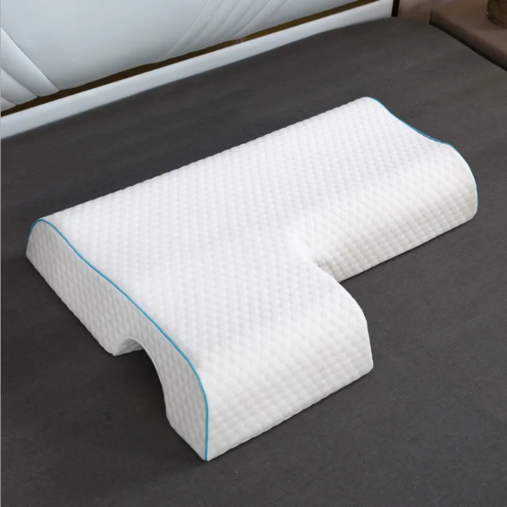 Couples Pillow Arched Cuddle Pillow With Slow Rebound Memory Foam For Arm Rest Hand Pillow | Brodtica.com