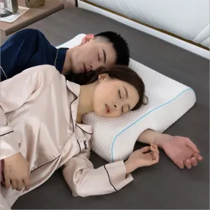 Couples Pillow Arched Cuddle Pillow With Slow Rebound Memory Foam For Arm Rest Hand Pillow | Brodtica.com