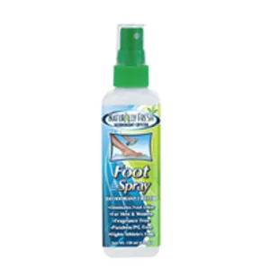 Crystal Deodorant FOOT SPRAY, 4 OZ By Naturally Fresh