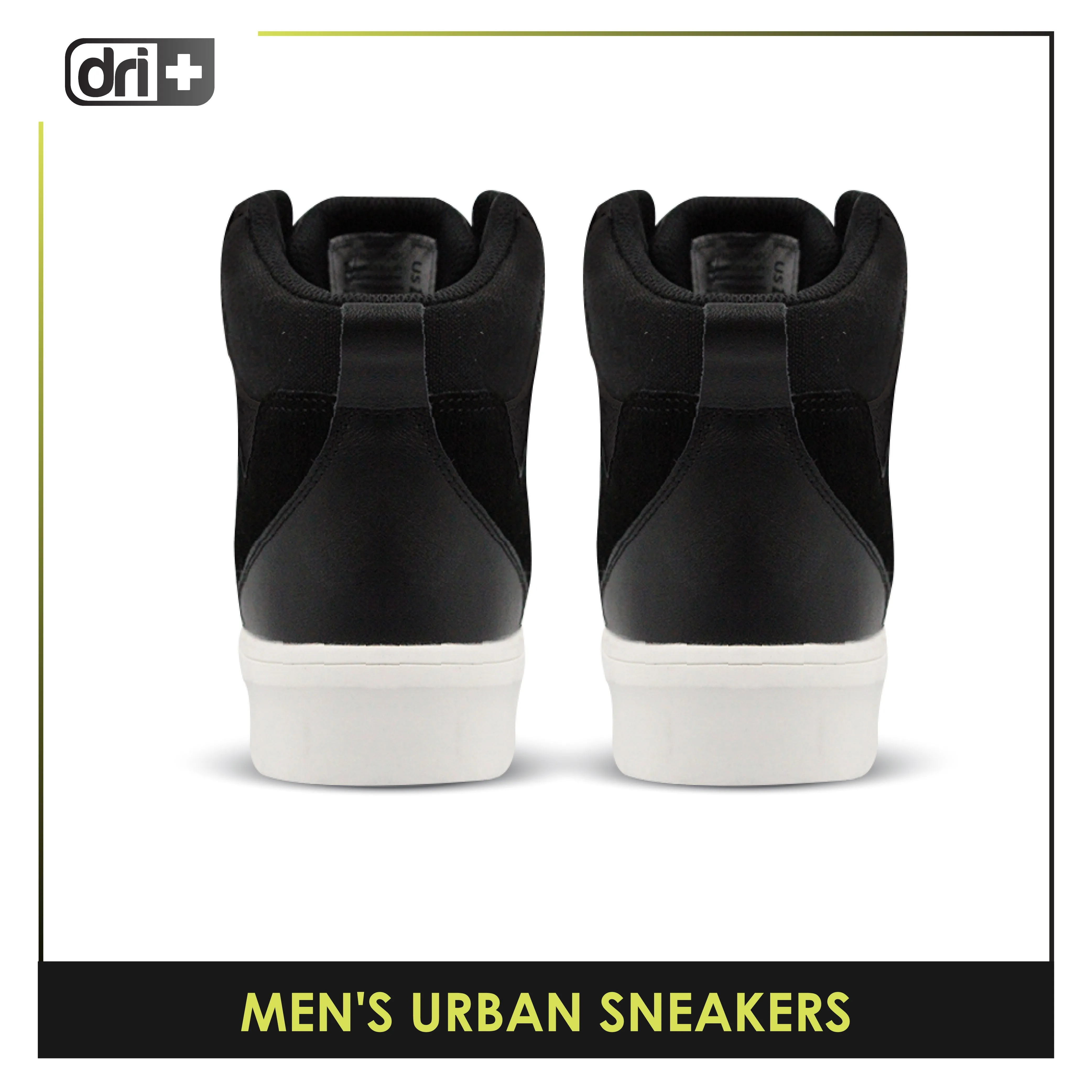 Dri Plus Men's DRI RIDE Urban Suede Leather Mid Cut Sneaker Shoes HDMH2401
