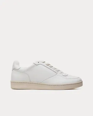 Eden V2 Sustainable Vegan Leather White Low Top Sneakers