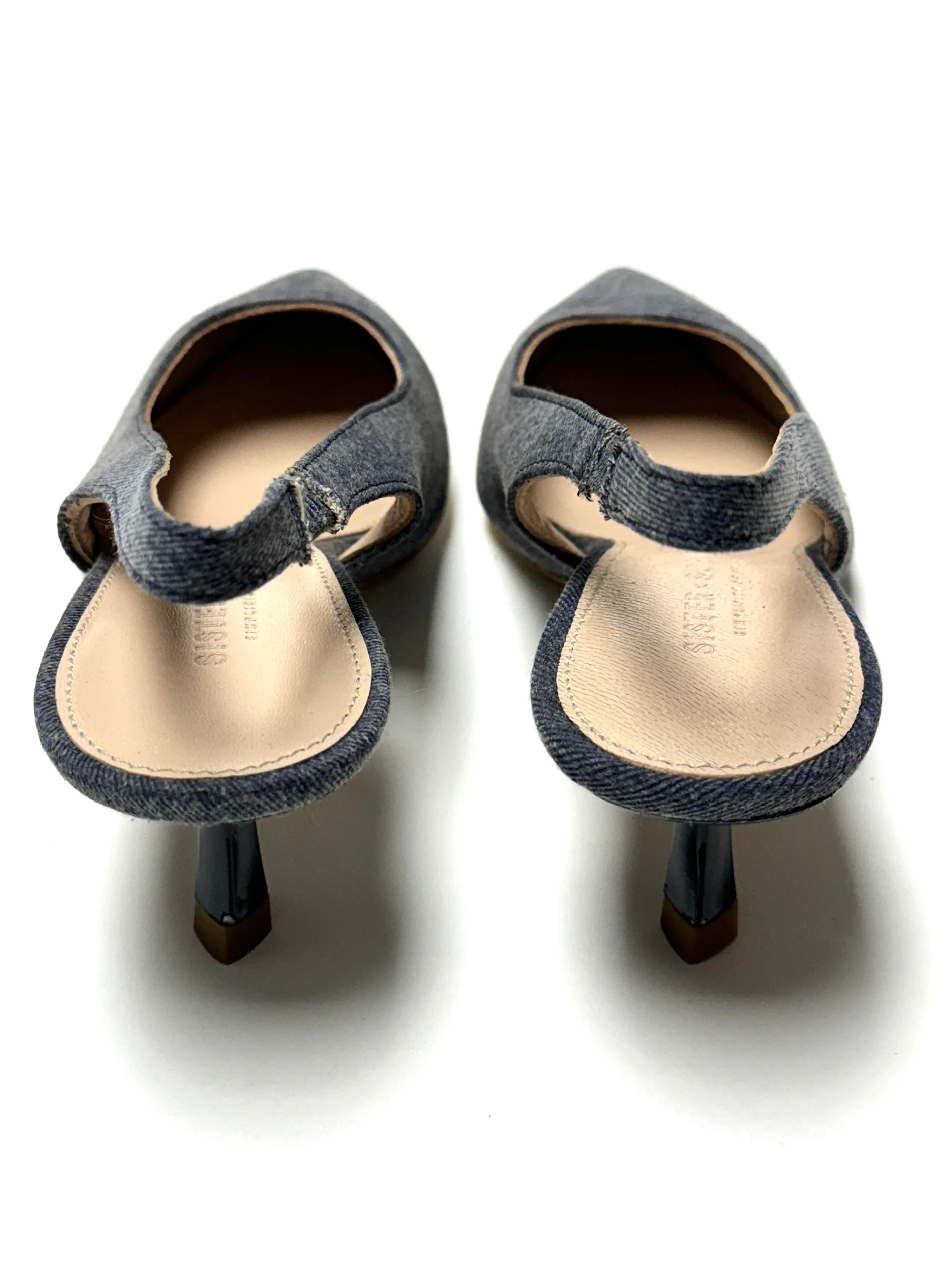 Esme Sling Back | Navy Denim