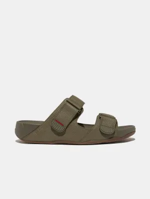 Fitflop Gogh Moc Men's Adjustable Leather Slides