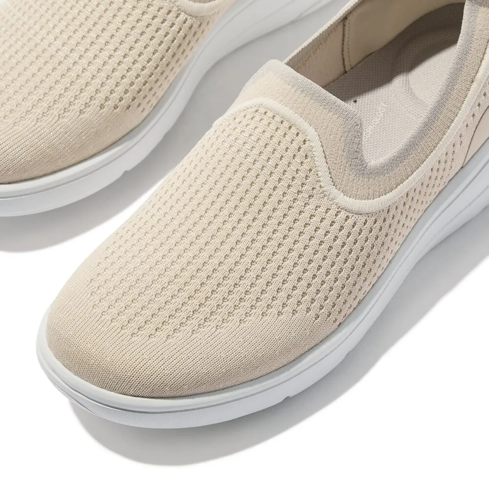 FitFlop Super-Q Knit Slip On Shoes - Paris Beige