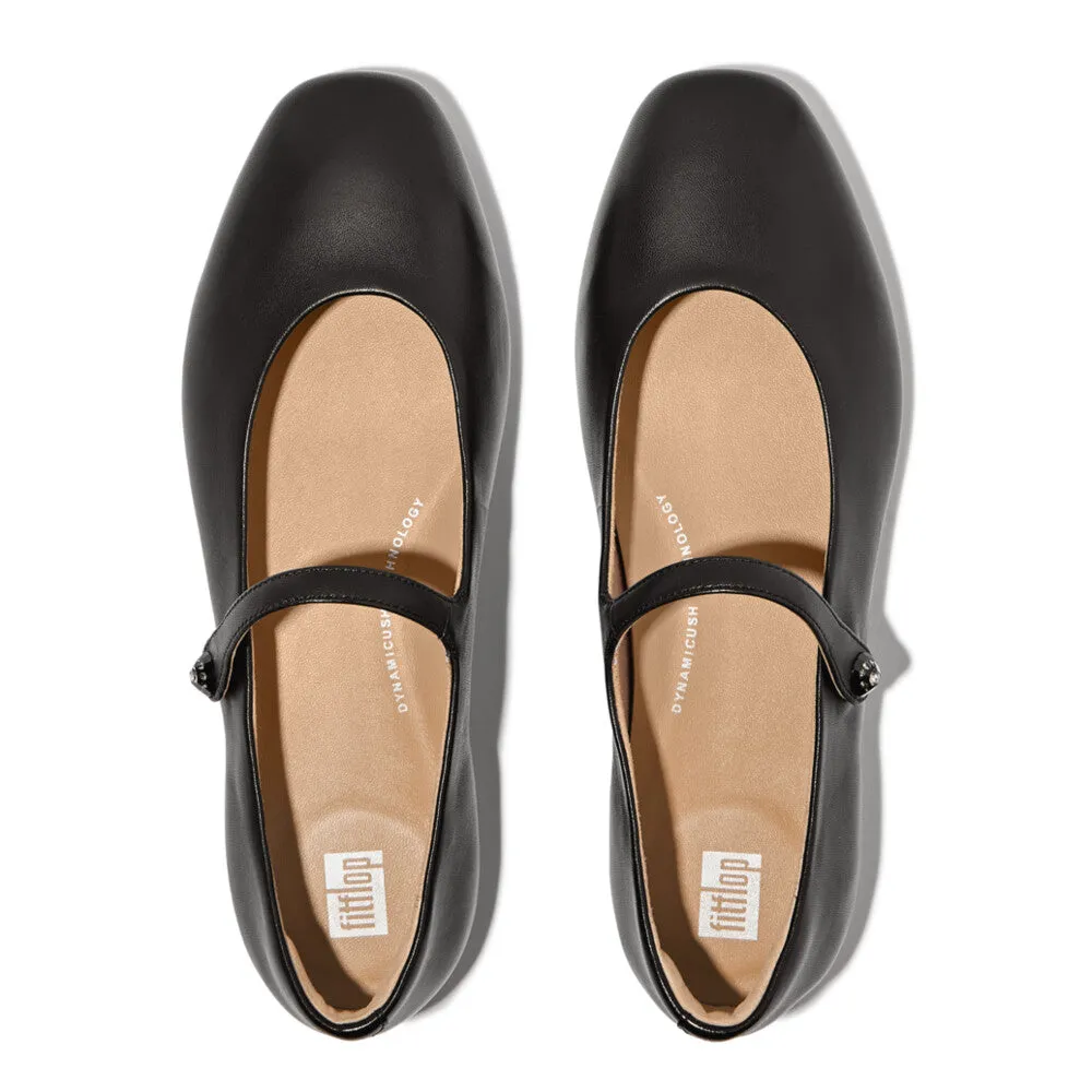 FitFlop x Song Hye Kyo <br>DELICATO Crystal-Cluster Soft Leather Mary Janes