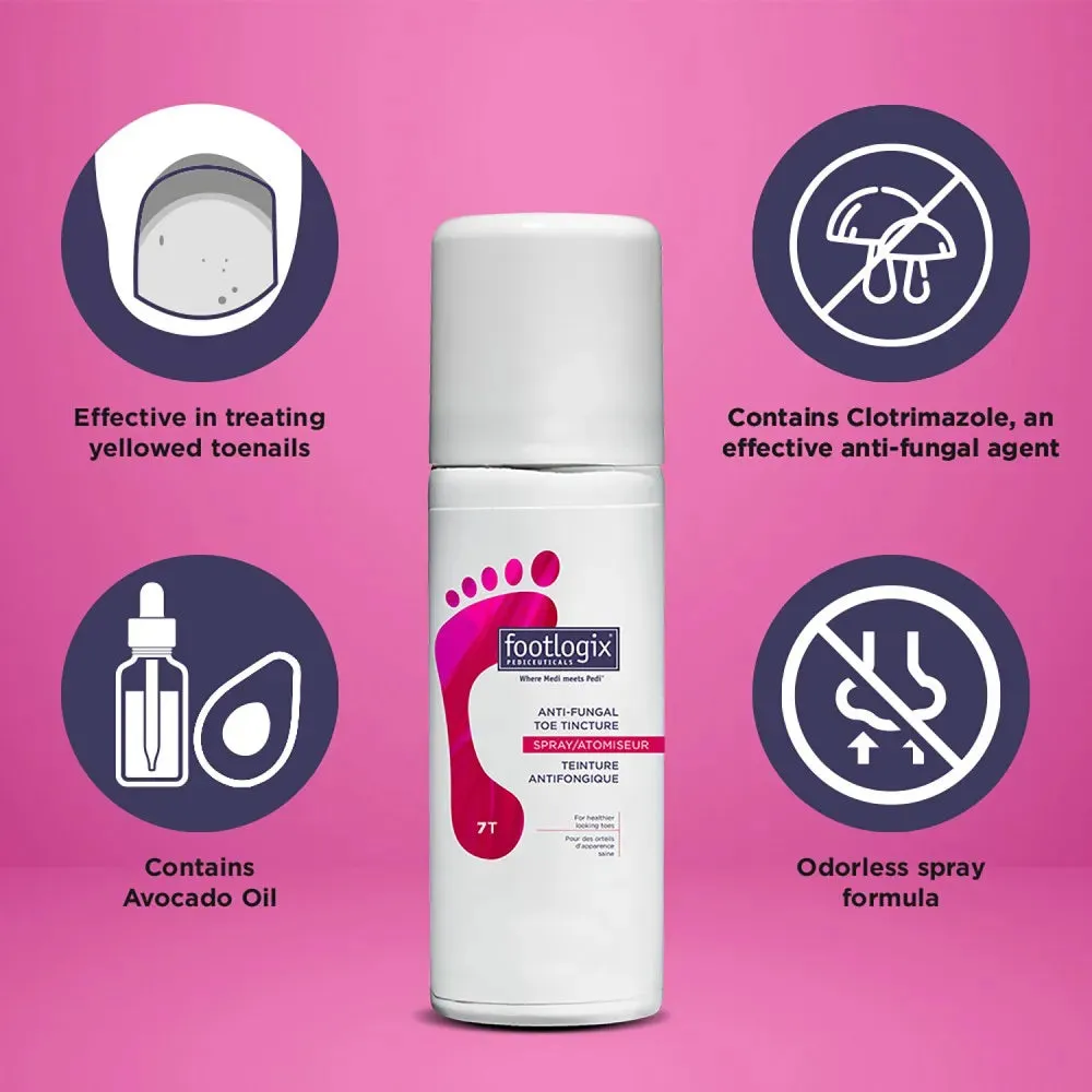 Footlogix #7T Nail Tincture Spray Antifungal w/Spiraleen