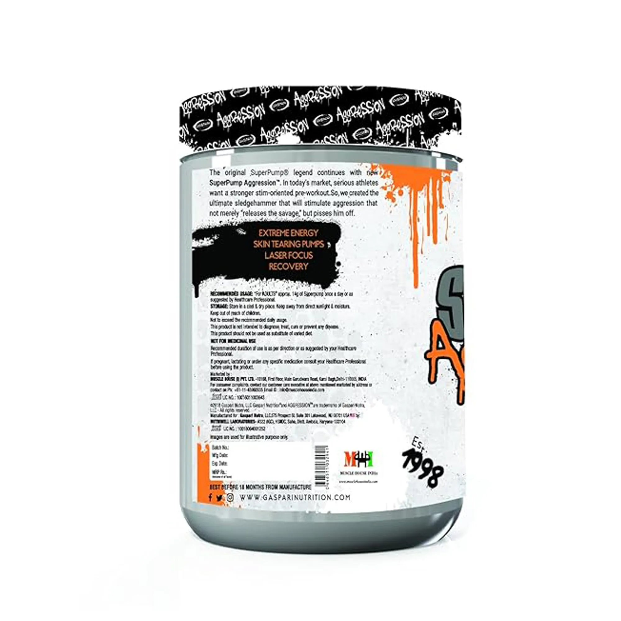 Gaspari Superpump Aggression Pre-Workout