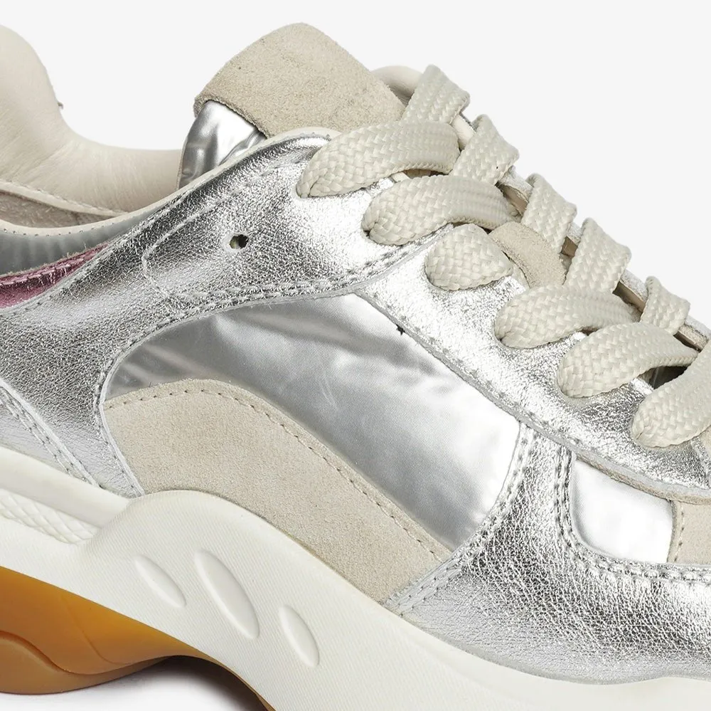Greyder Women's Stylish Everyday Sneakers In Silver