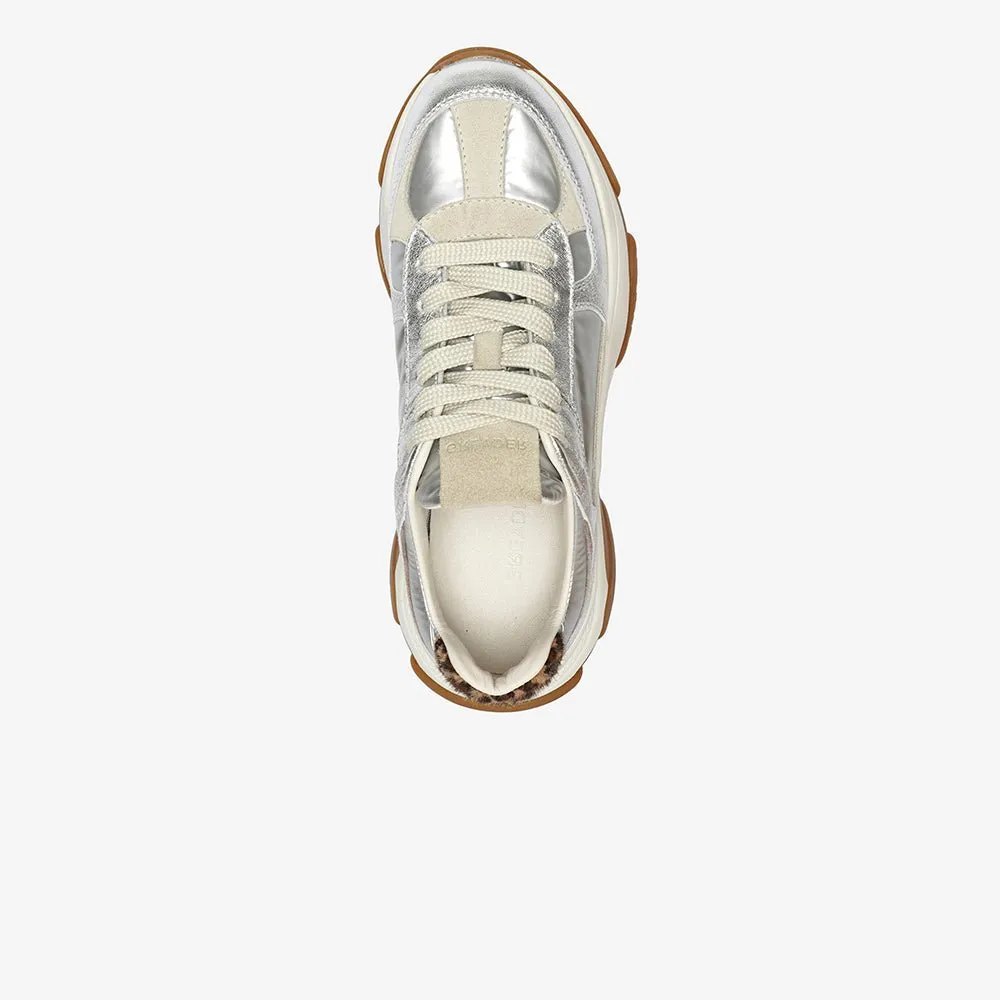 Greyder Women's Stylish Everyday Sneakers In Silver