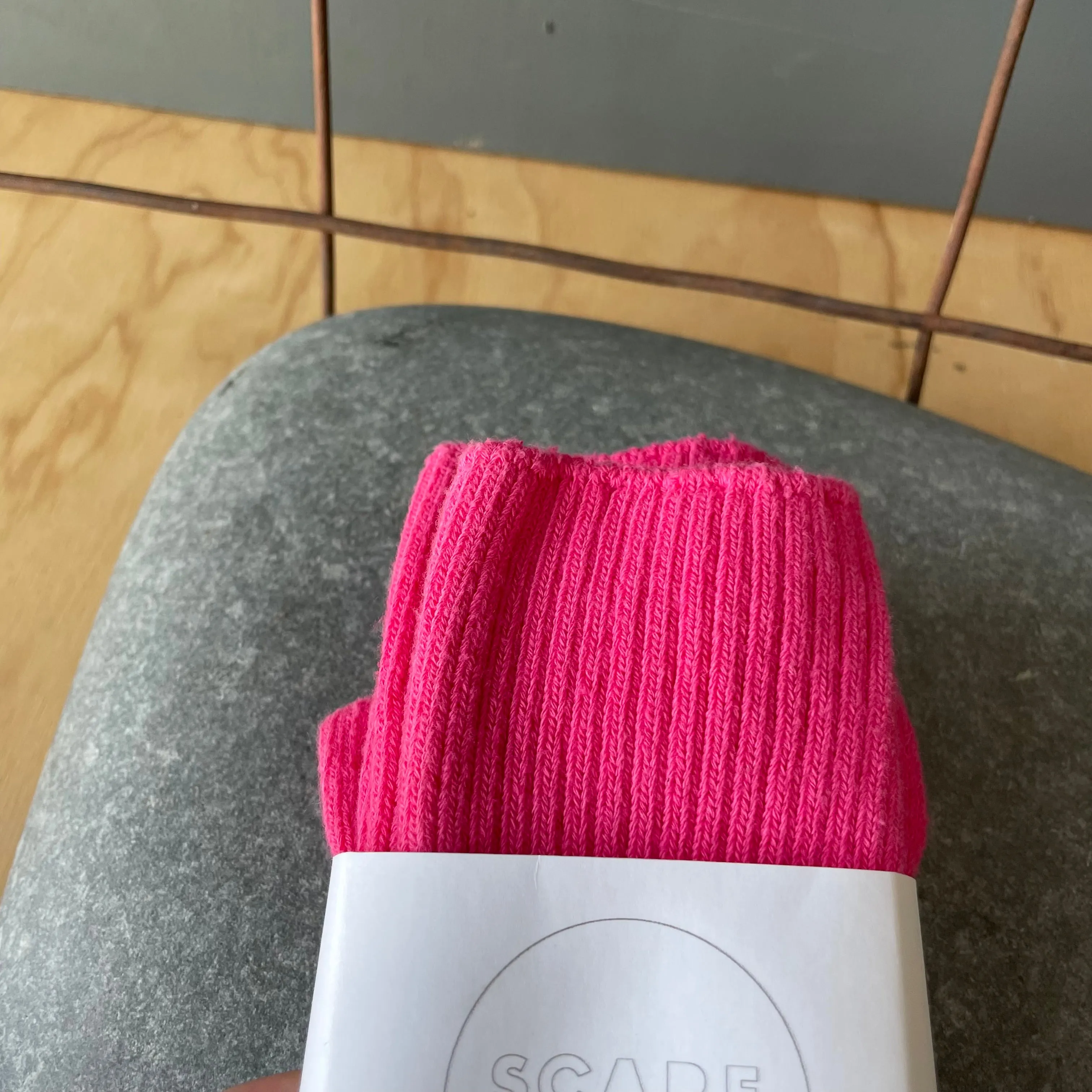 Hand Dyed Cotton Socks in Pop Tones by Scarfshop
