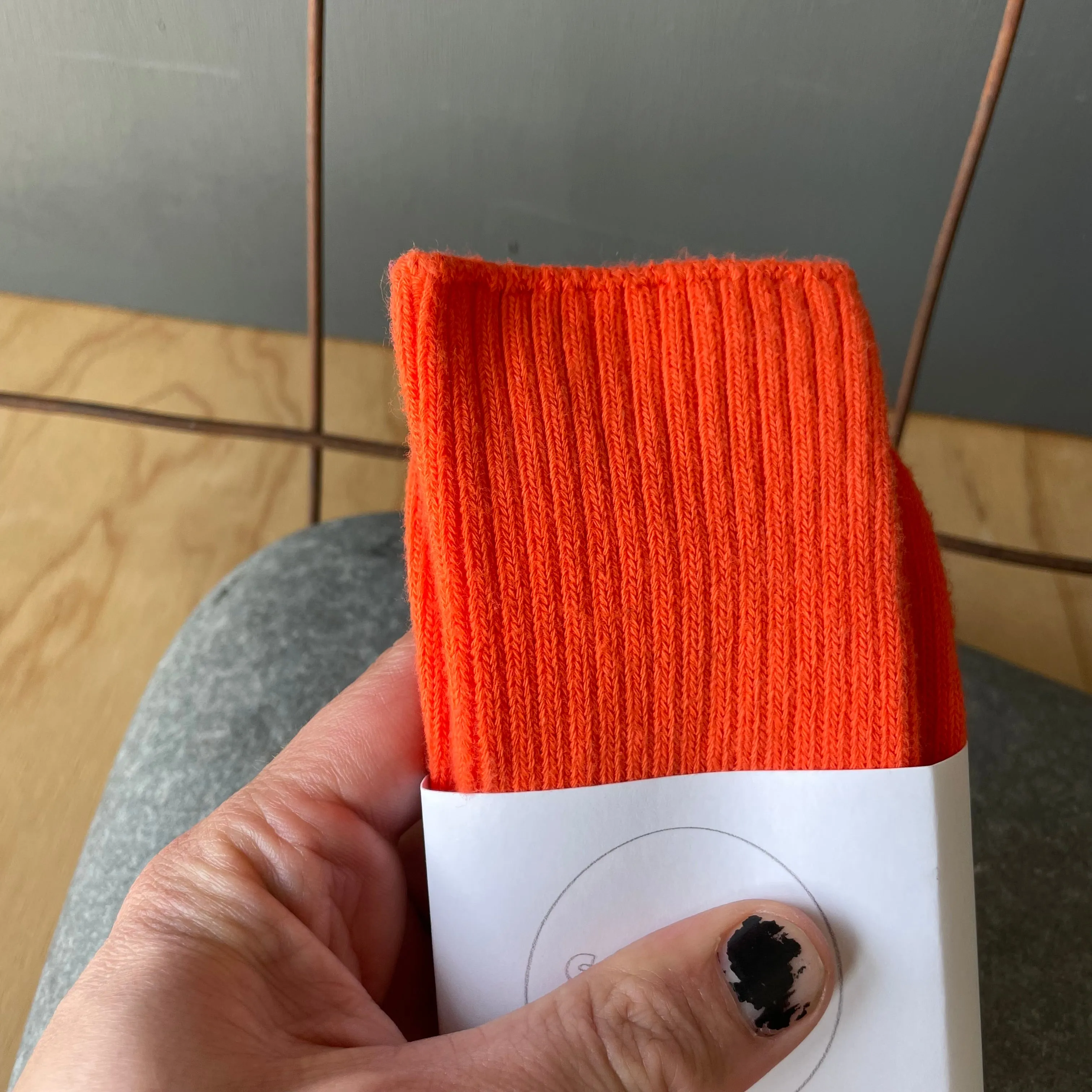 Hand Dyed Cotton Socks in Pop Tones by Scarfshop