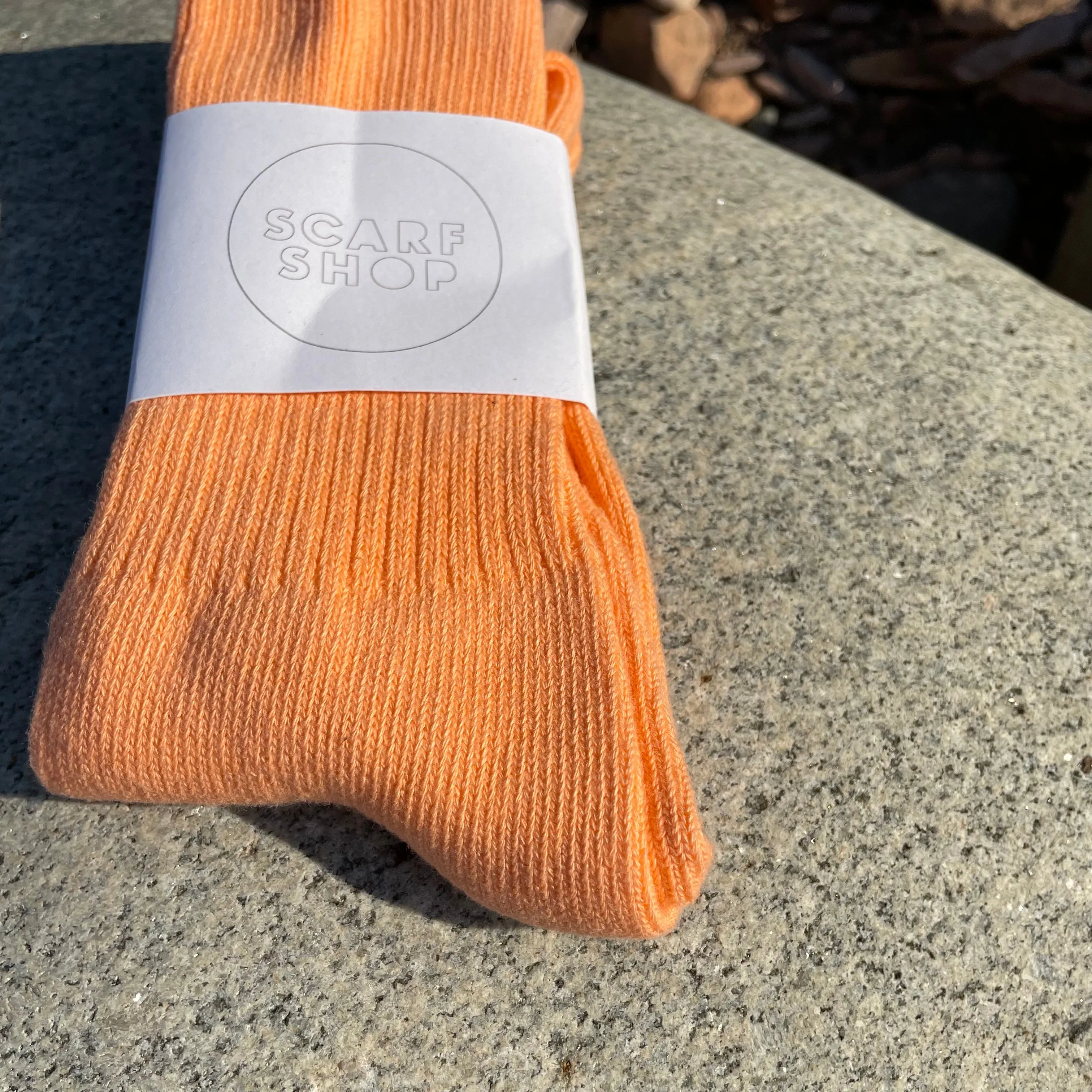 Hand Dyed Cotton Socks in Sweet New Tones by Scarfshop