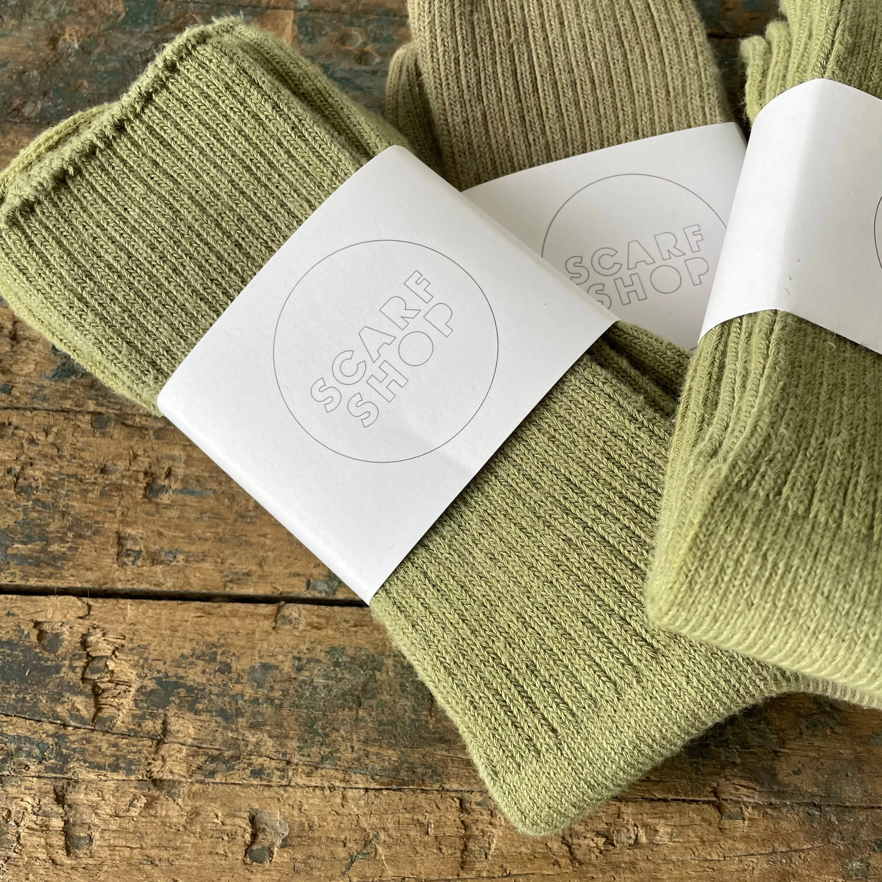 Hand Dyed Cotton Socks in Sweet New Tones by Scarfshop