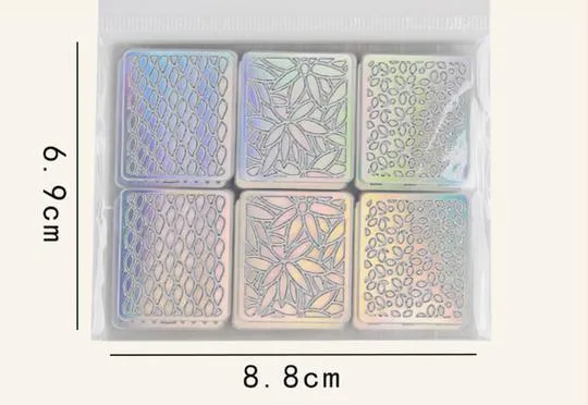 Hollow Nail Stencil Stickers