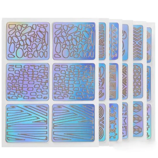 Hollow Nail Stencil Stickers